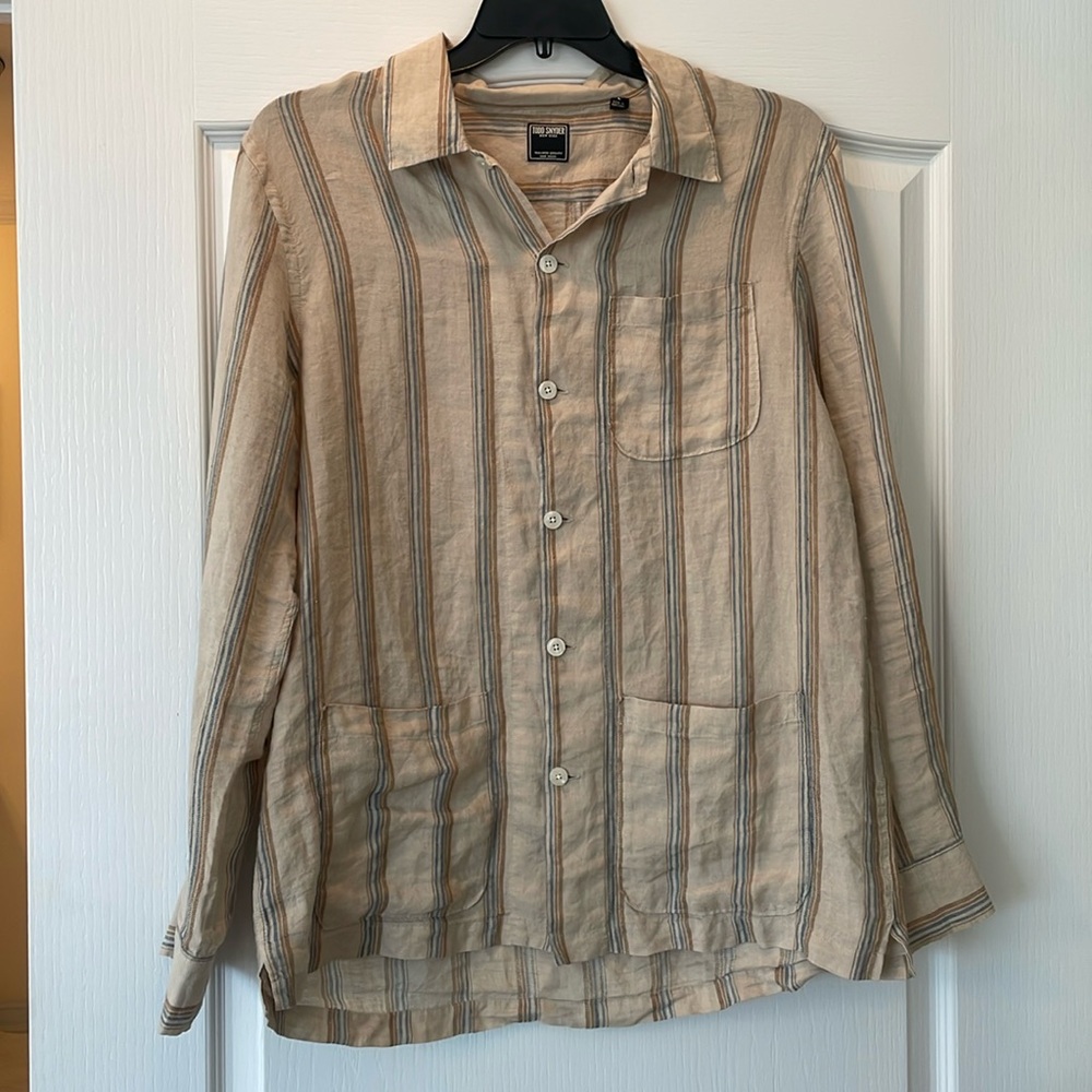 Todd Snyder Linen Long Sleeve Shirt
